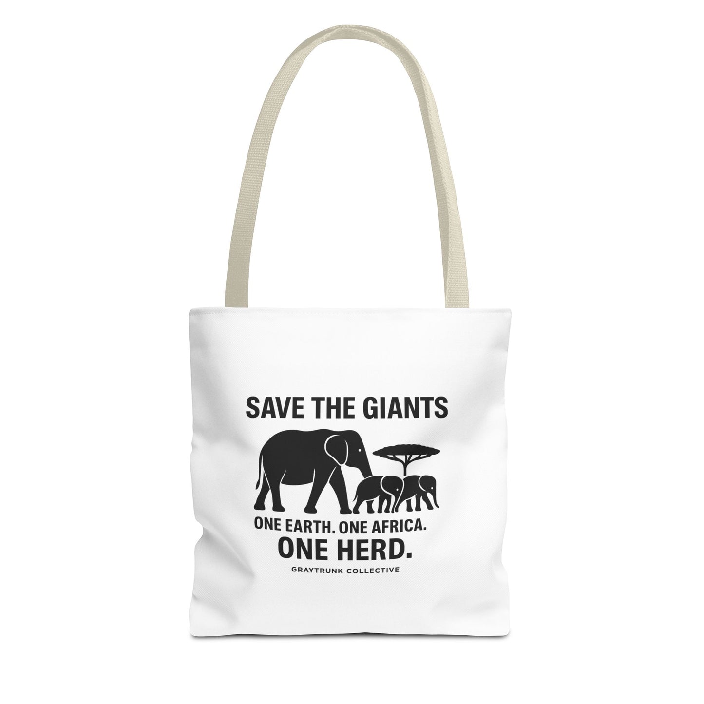 π Save the Giants β Eco-Friendly Elephant Tote Bag One Earth. One Africa. One Herd.