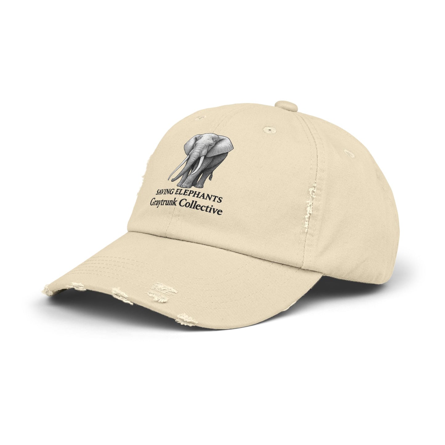 π GrayTrunk Distressed Ball Cap β Protect the Giants, Wear the Cause