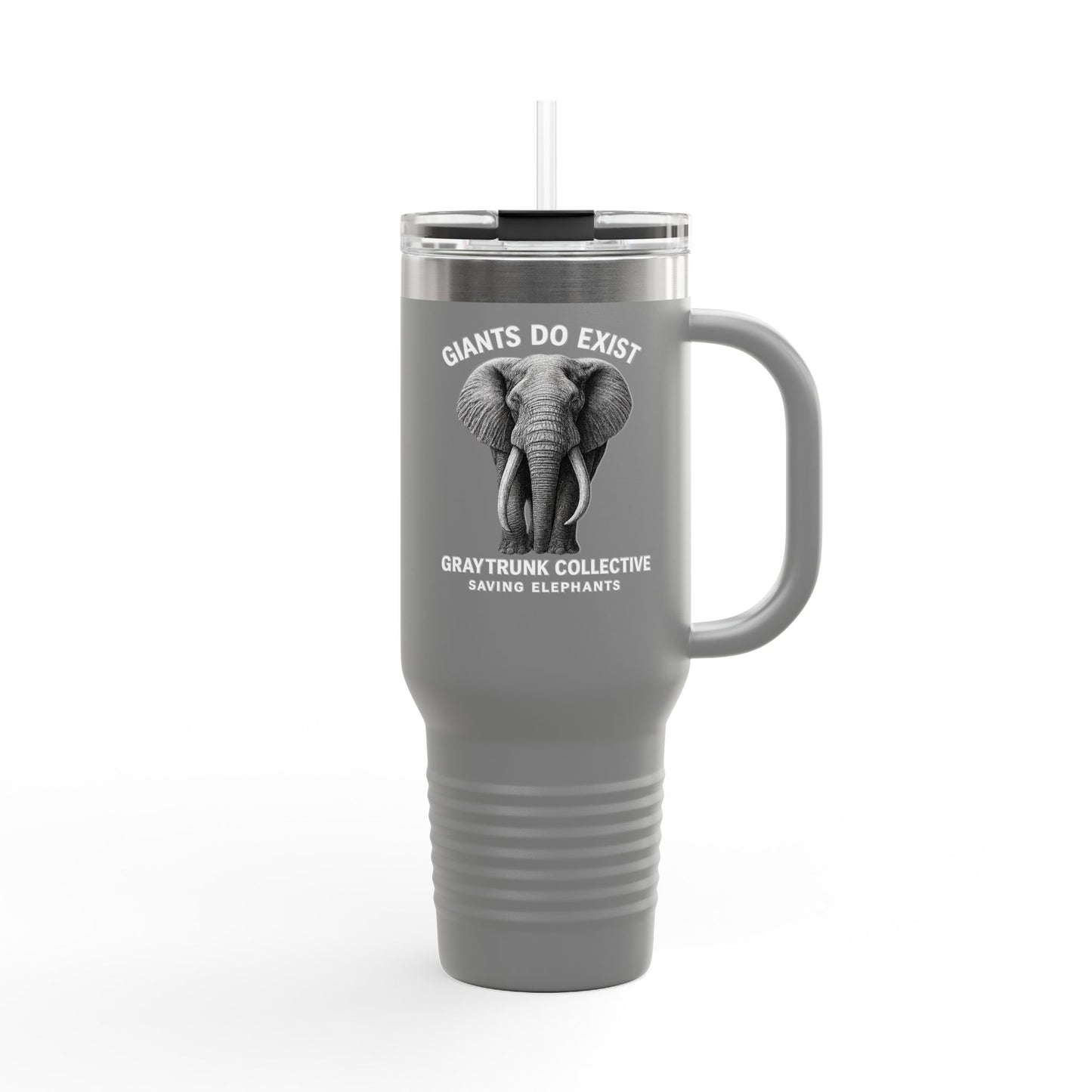 π Giants Do Exist β 40oz Eco-Friendly Elephant Travel Mug