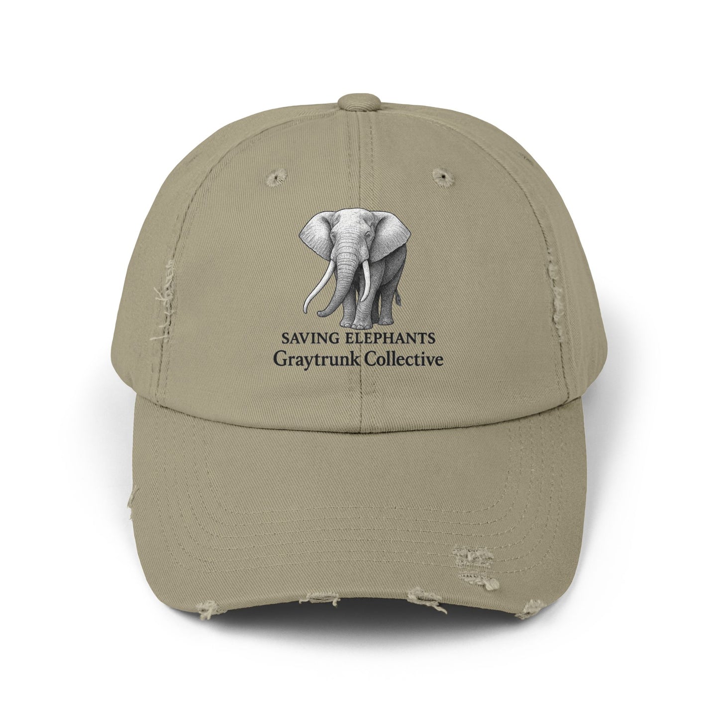 π GrayTrunk Distressed Ball Cap β Protect the Giants, Wear the Cause