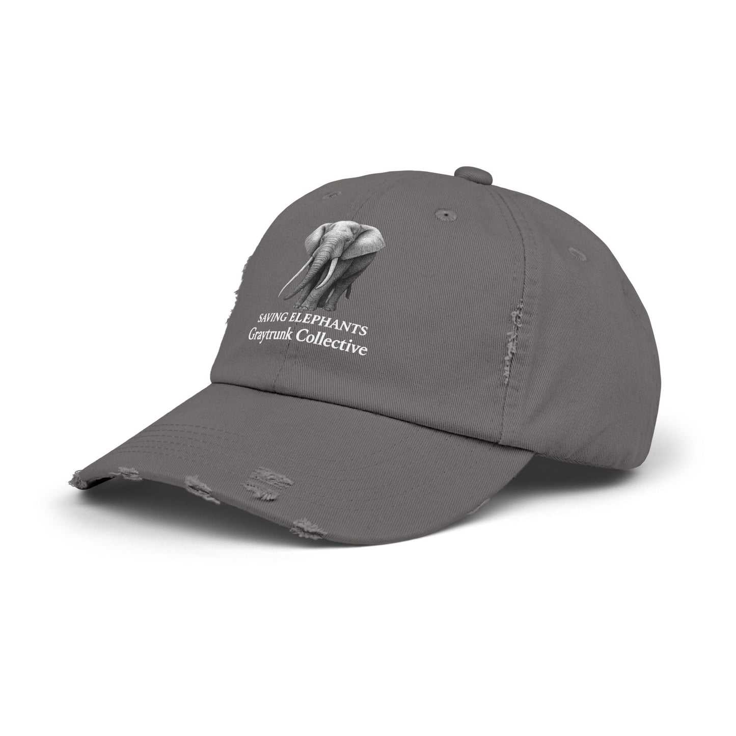 π GrayTrunk Distressed Ball Cap β Protect the Giants, Wear the Cause