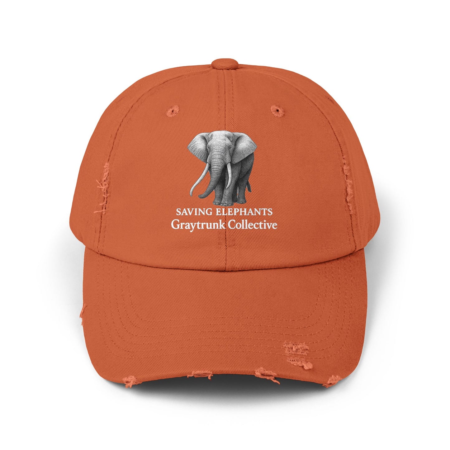 π GrayTrunk Distressed Ball Cap β Protect the Giants, Wear the Cause