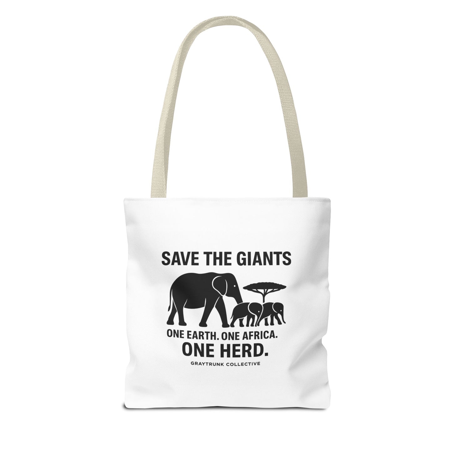 π Save the Giants β Eco-Friendly Elephant Tote Bag One Earth. One Africa. One Herd.