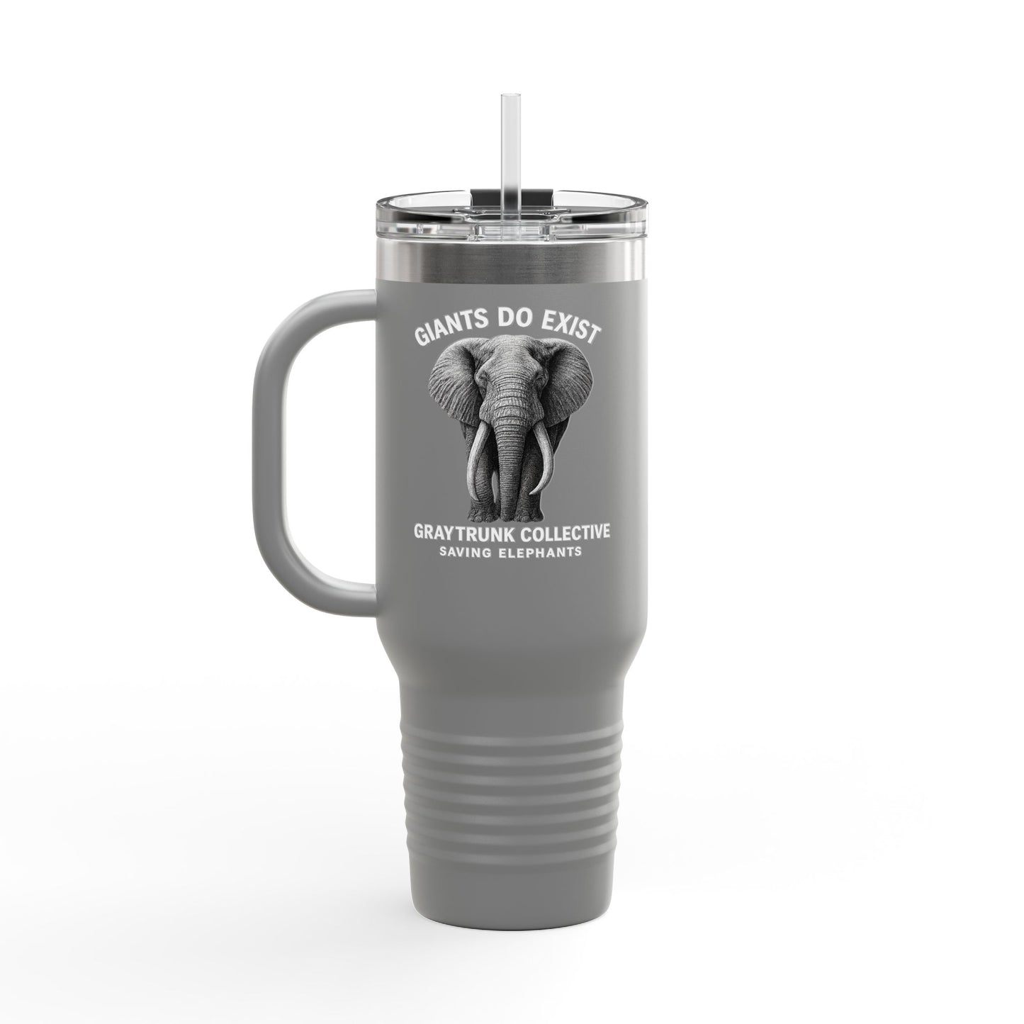 π Giants Do Exist β 40oz Eco-Friendly Elephant Travel Mug