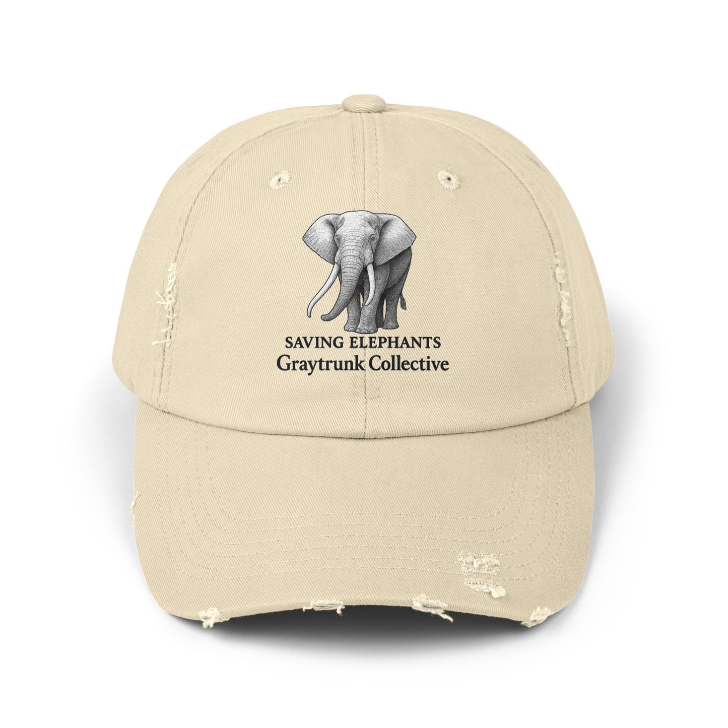 π GrayTrunk Distressed Ball Cap β Protect the Giants, Wear the Cause
