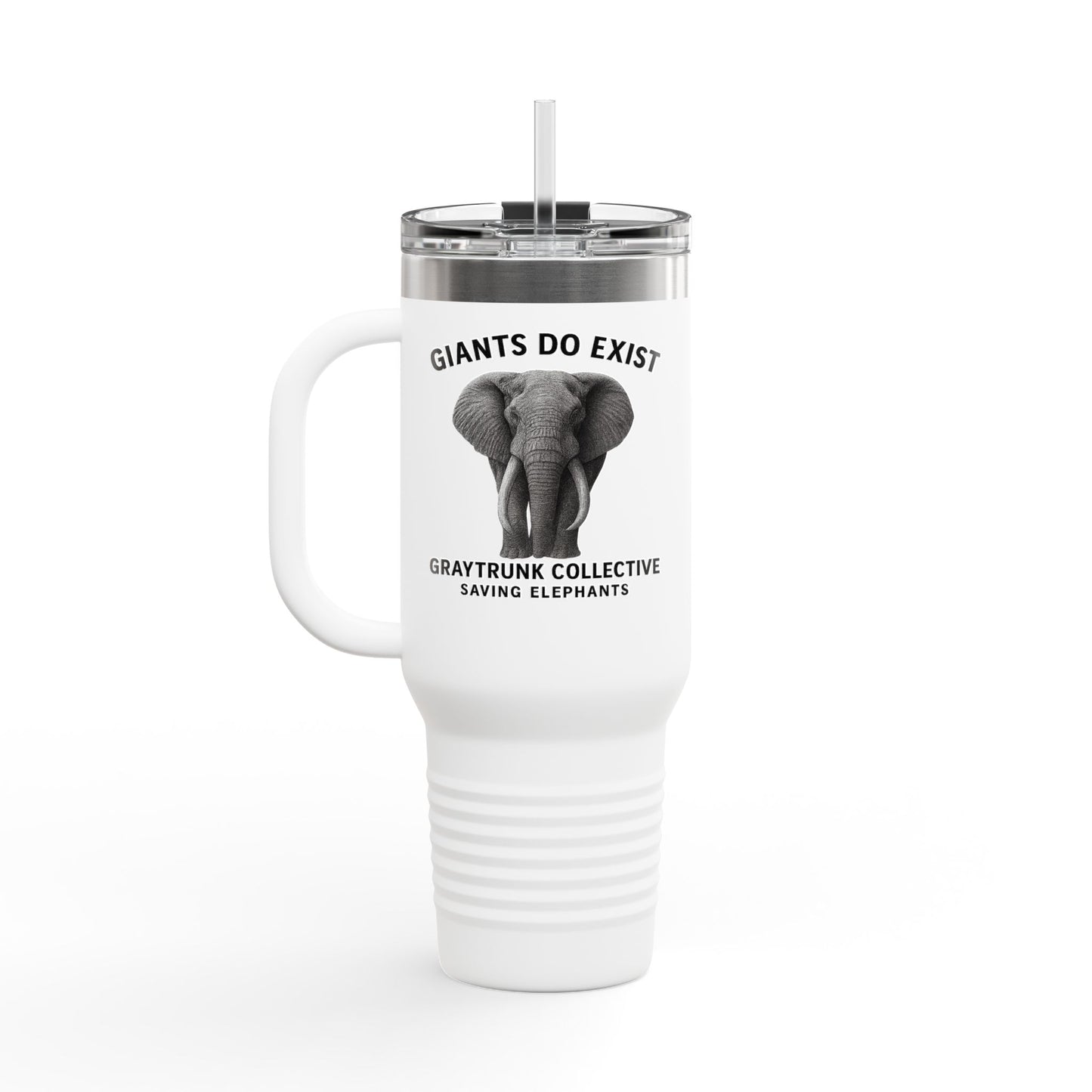 π Giants Do Exist β 40oz Eco-Friendly Elephant Travel Mug