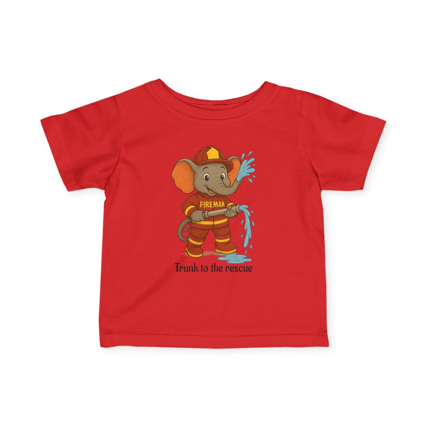 🐘🔥 Childs "Tiny Trunks Fire Crew Tee"