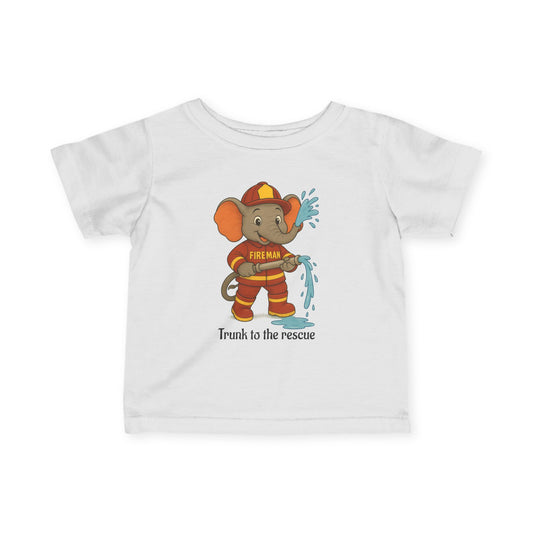 🐘🔥 Childs "Tiny Trunks Fire Crew Tee"